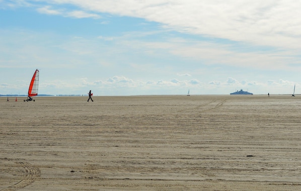 Tæt på stranden