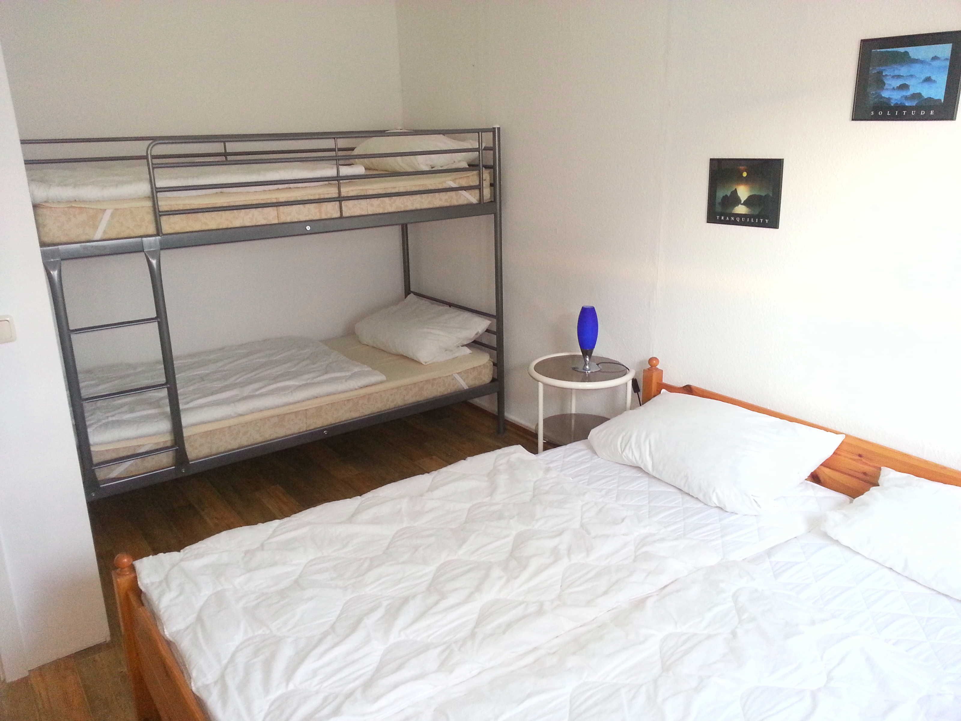 2 bedrooms, travel crib, WiFi