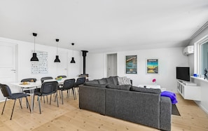 TV, fireplace, DVD player