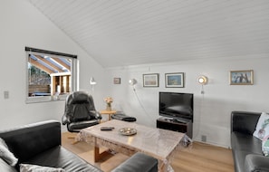 TV, fireplace, DVD player