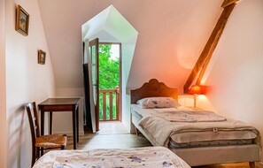 5 chambres, draps fournis