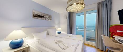 2 bedrooms, iron/ironing board, travel crib, WiFi