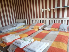 2 chambres, draps fournis