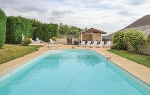 Una piscina riscaldata