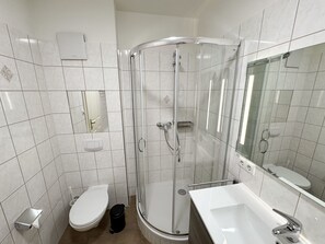 Shower, hair dryer