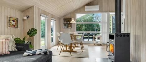 TV, fireplace, DVD player