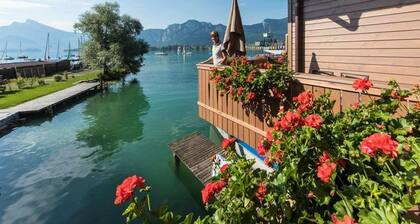 Chambre double avec balcon Schafberg - Seepension Hemetsberger