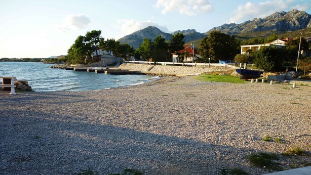 Nær stranden