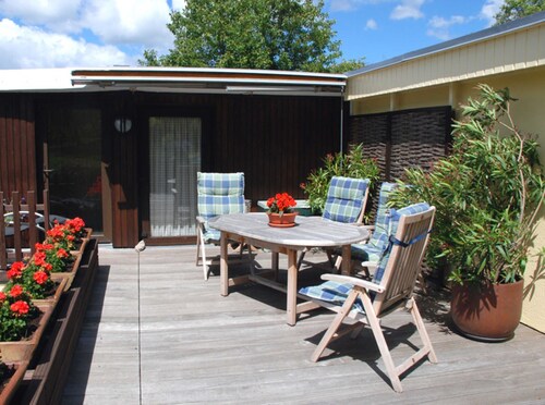 Ferienappartement Having - Holiday apartments under a thatched roof with lake view