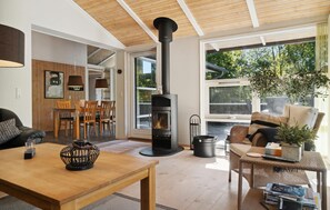 Fernseher, Kamin, DVD-Player