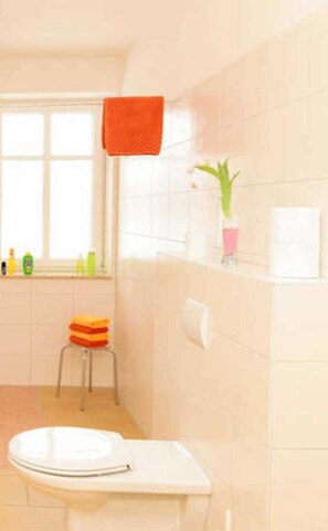 Hair dryer, towels
