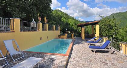 Holiday home with panoramic views and pool