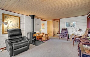 TV, fireplace, DVD player
