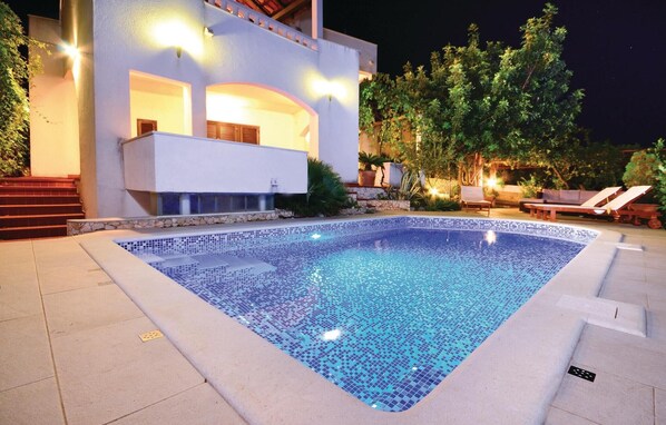 Una piscina riscaldata