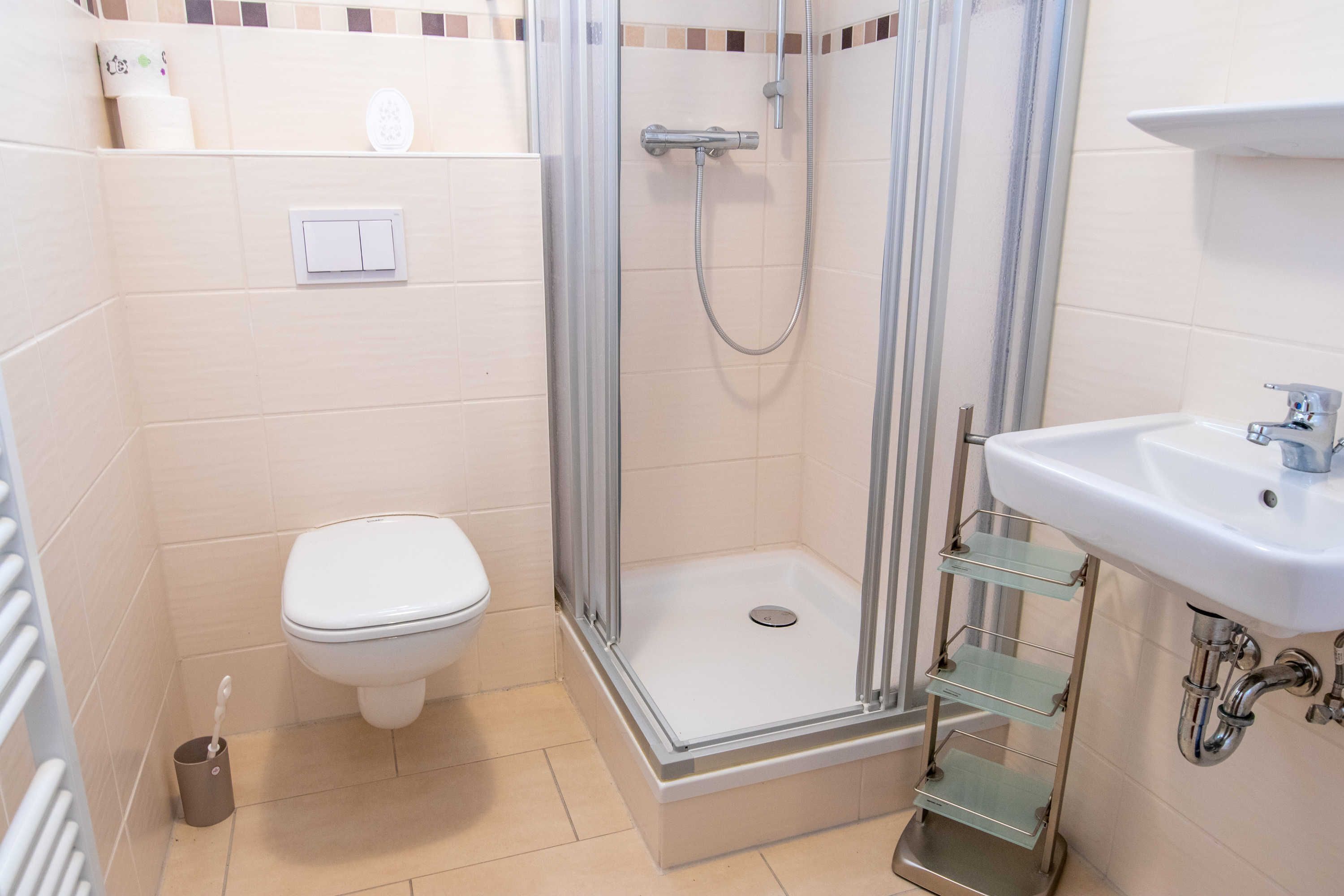 Dusche, Handtücher