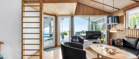 TV, fireplace, DVD player