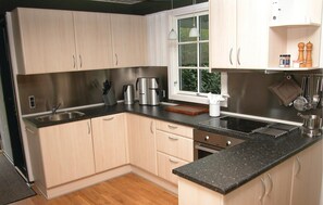 Kühlschrank, Mikrowelle, Herdplatte, Geschirrspüler
