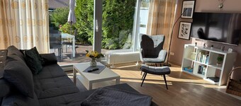 Wörtelhus Kamin Sauna Haustier - Accommodation Wörtelhus, fireplace, WLAN, terrace