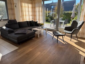 TV, fireplace - Wörtelhus - fireplace - sauna - pets - only 750 m beach - Accommodation Wörtelhus, (Börgerende-Rethwisch)