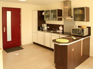 Fridge, microwave, dishwasher, highchair