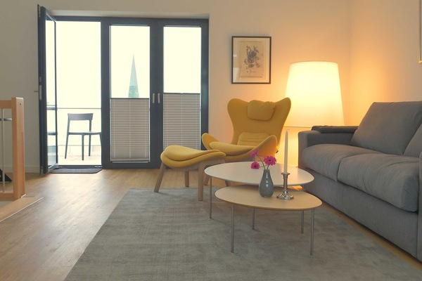 Wohnbereich mit Dachterrasse