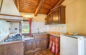 Fridge, stovetop