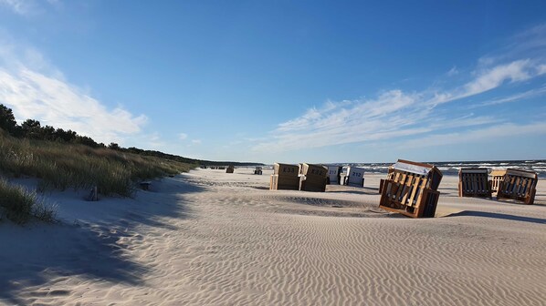 Vlak bij het strand