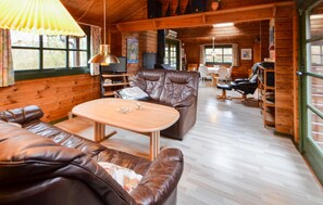 Fernseher, Kamin, DVD-Player, Stereoanlage