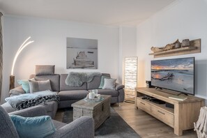 Fernseher, Kamin