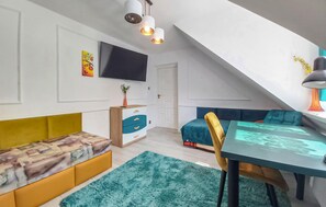 2 Schlafzimmer, Reisekinderbett, kostenloses WLAN