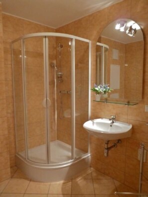 Shower, hair dryer