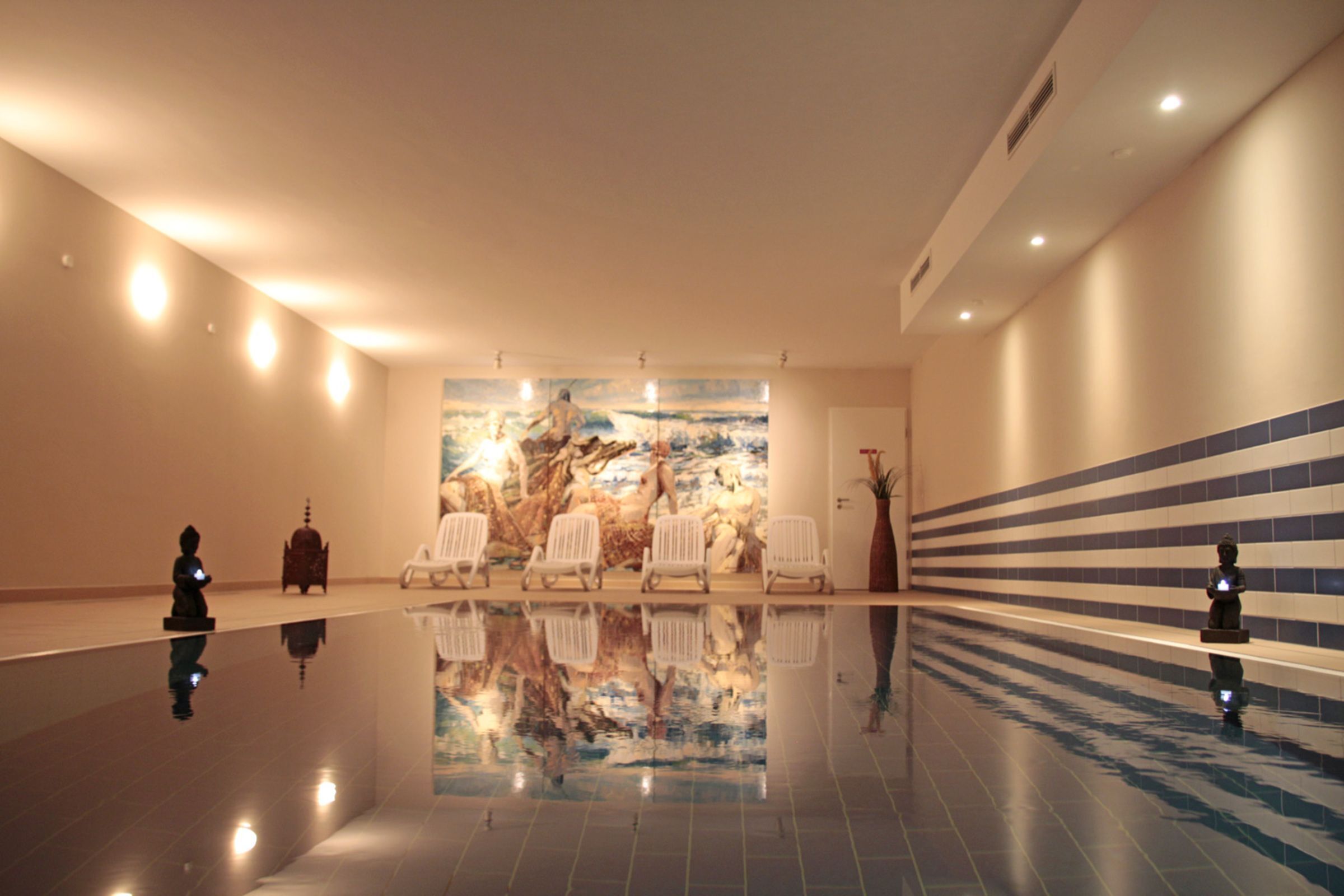 Piscine couverte, piscine chauffée