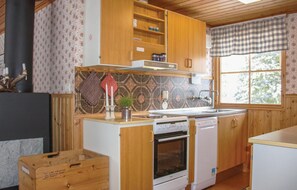 Kühlschrank, Mikrowelle, Herdplatte, Geschirrspüler