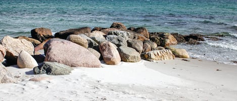 靠近海滩