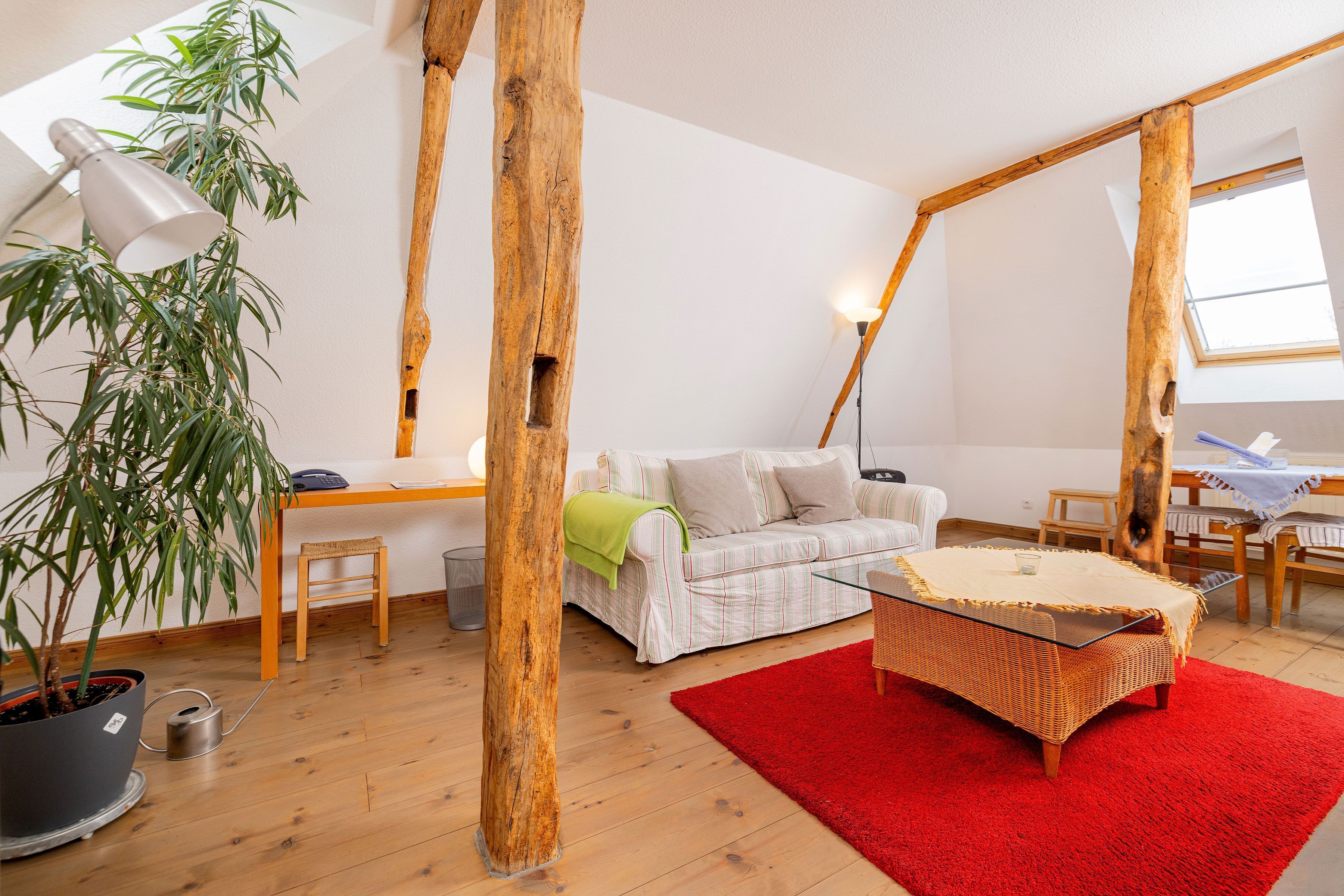 Fernseher, Kamin