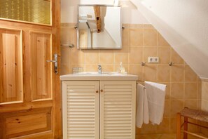 Hair dryer, towels