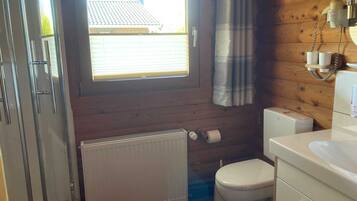 Shower, hair dryer