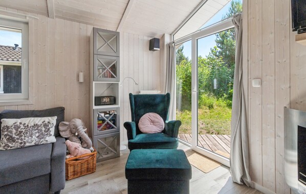 Fernseher, Kamin, DVD-Player