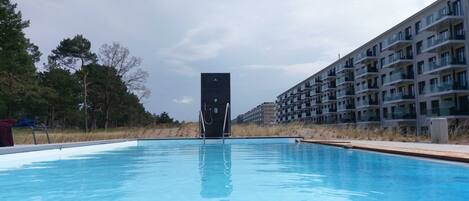 Una piscina riscaldata