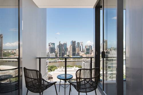 Apartment, 1 Schlafzimmer, Stadtblick | Blick vom Balkon