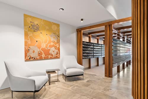 Sitzecke in der Lobby