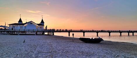 Tæt på stranden