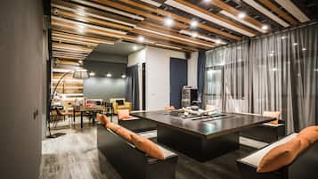 Sala de estar en el lobby