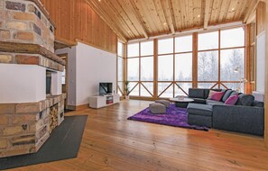 Fernseher, Kamin, DVD-Player
