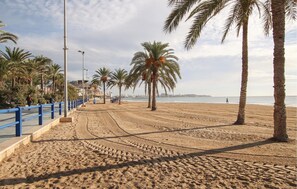Vlak bij het strand, vissen