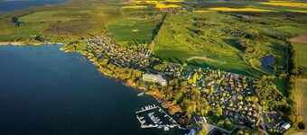 Wooden house on the Fleesensee
