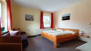 1 bedroom, travel crib, WiFi, bed sheets