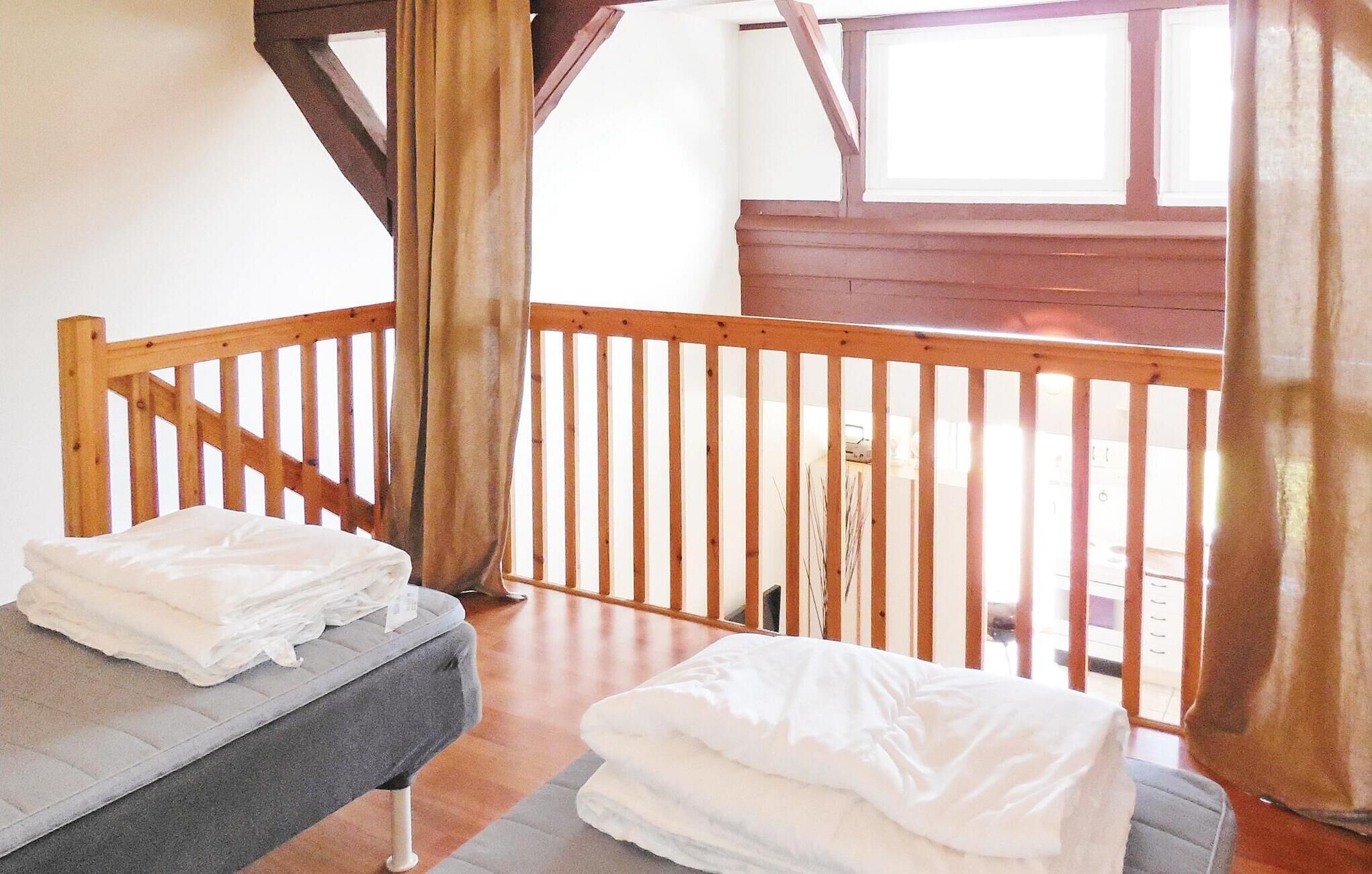 1 bedroom, travel crib, free WiFi, bed sheets