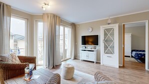 2 Schlafzimmer, Reisekinderbett, WLAN