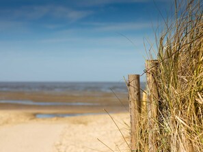 Tæt på stranden